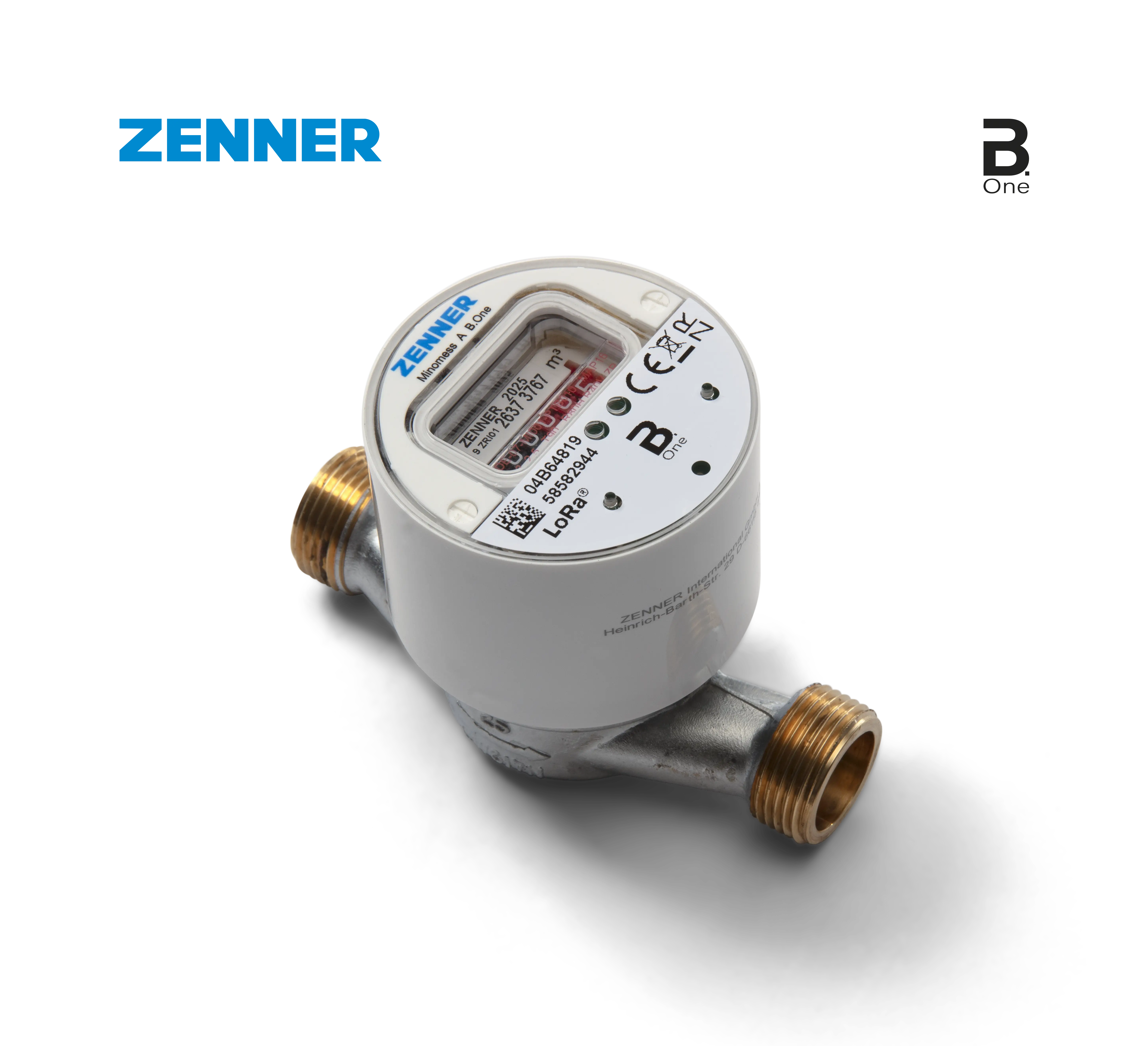 Minomess Single Jet B.One | LoRaWAN® | Varmt vand | 130 mm | G1B | 4,0 ...